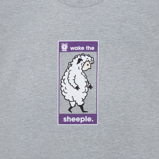 Alien Workshop Wake The Sheeple T-Shirt - Heather Grey
