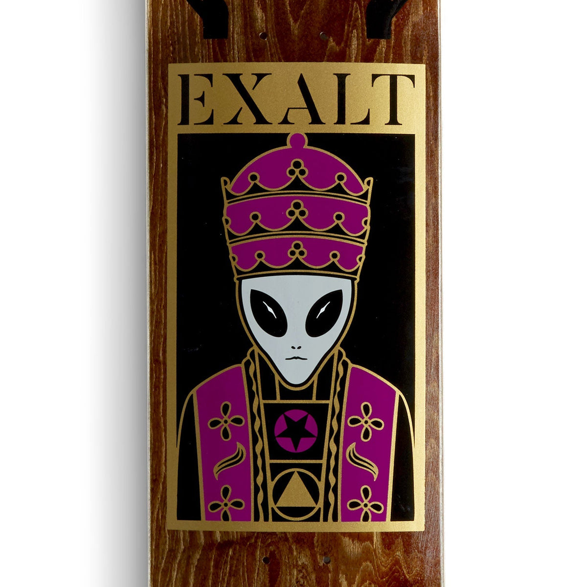 Alien Workshop Exalt High Priest 1 Skateboard Deck - Assorted Stains - 8.00"