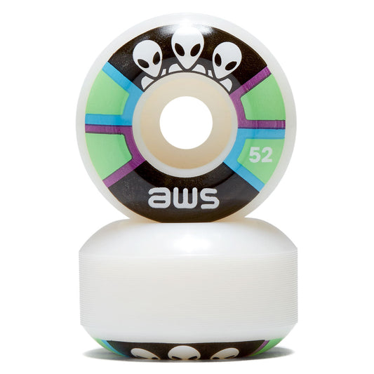 Alien Workshop Triad 97a Skateboard Wheels - White - 52mm