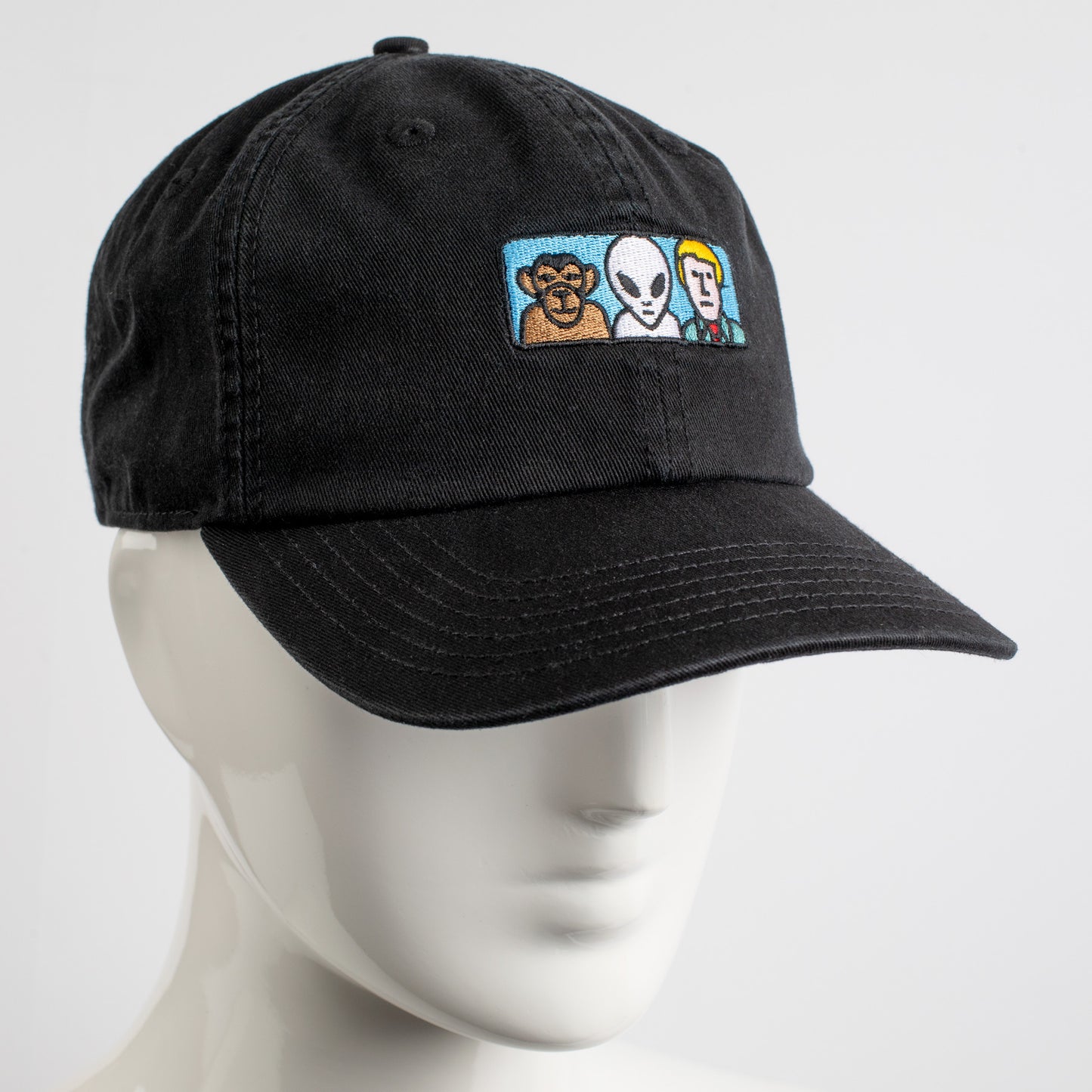 Missing Link Embroidered Twill Cap Black