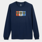 Alien Workshop Gas Mask Long Sleeve T-Shirt - Navy
