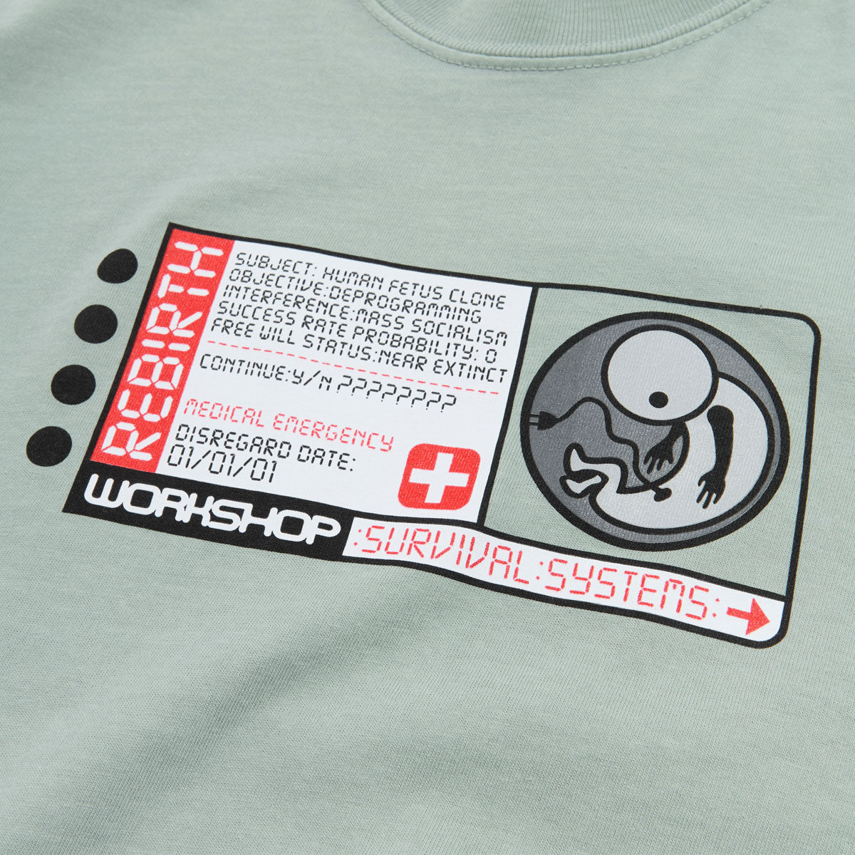 Alien Workshop Clone Classic T-Shirt - Light Green