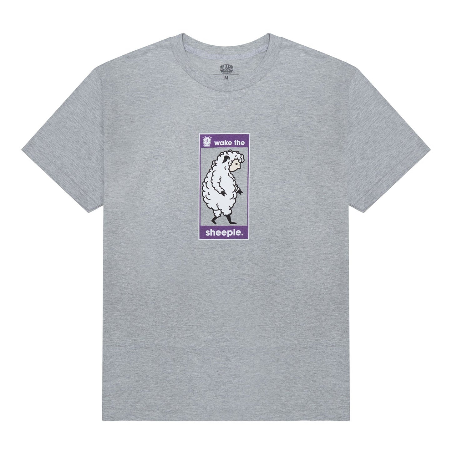 Alien Workshop Wake The Sheeple T-Shirt - Heather Grey