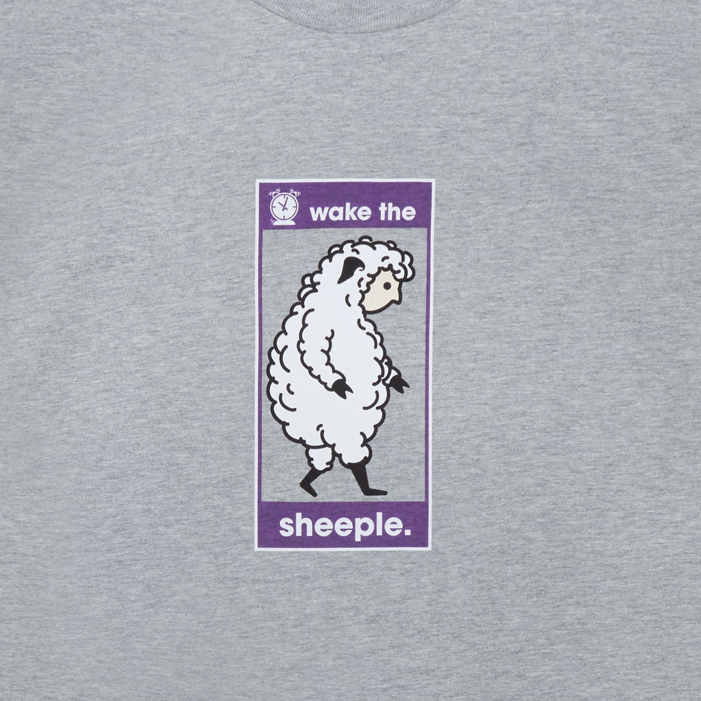 Alien Workshop Wake The Sheeple T-Shirt - Heather Grey