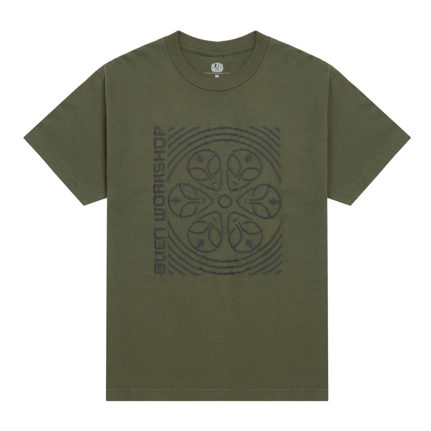Alien Workshop Watcher Wheel T-Shirt - Fatigue Green