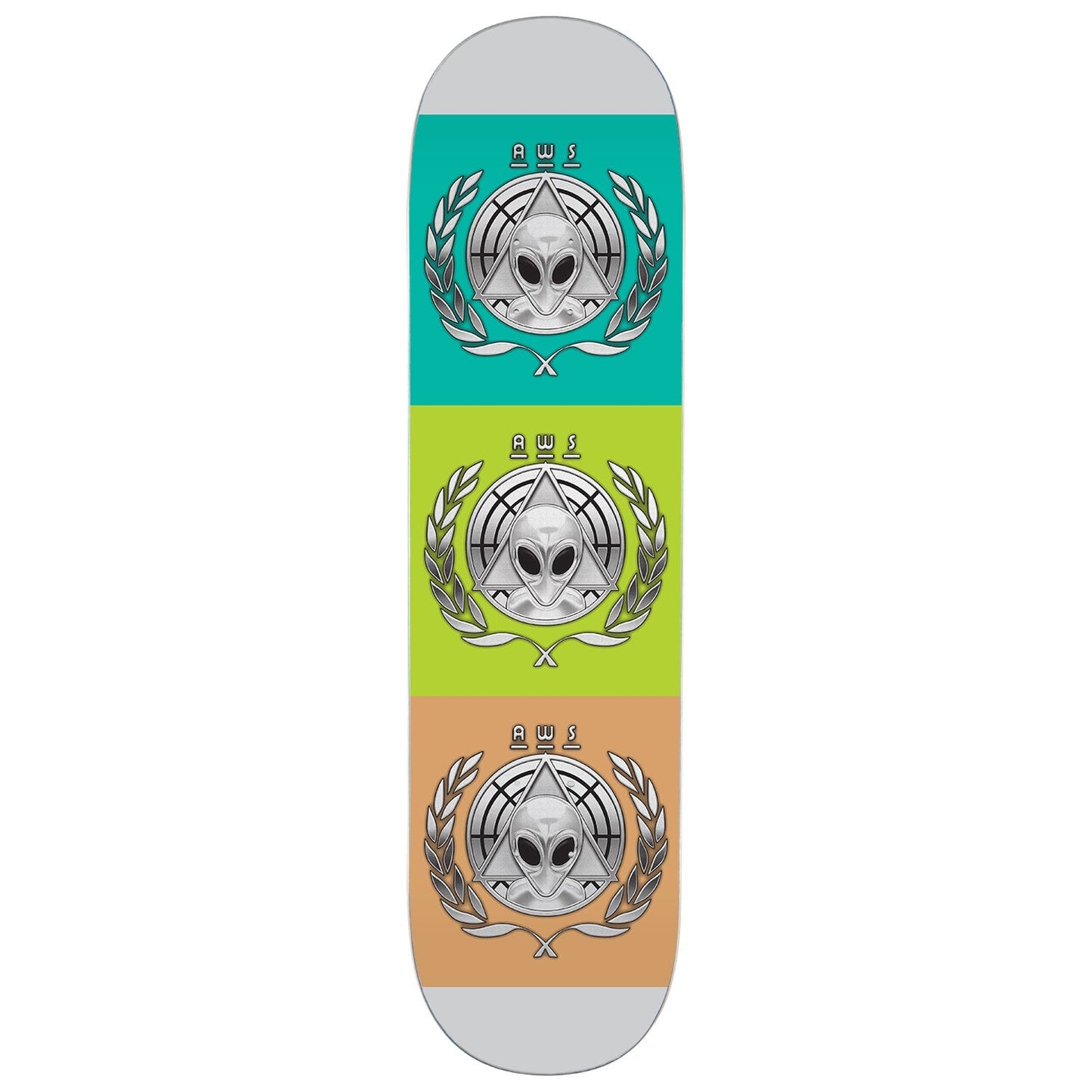 Alien Workshop AWOL Skateboard Deck - Chrome Foil - 8.50"