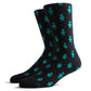 Alien Workshop Solo Pattern Socks - Black/Teal