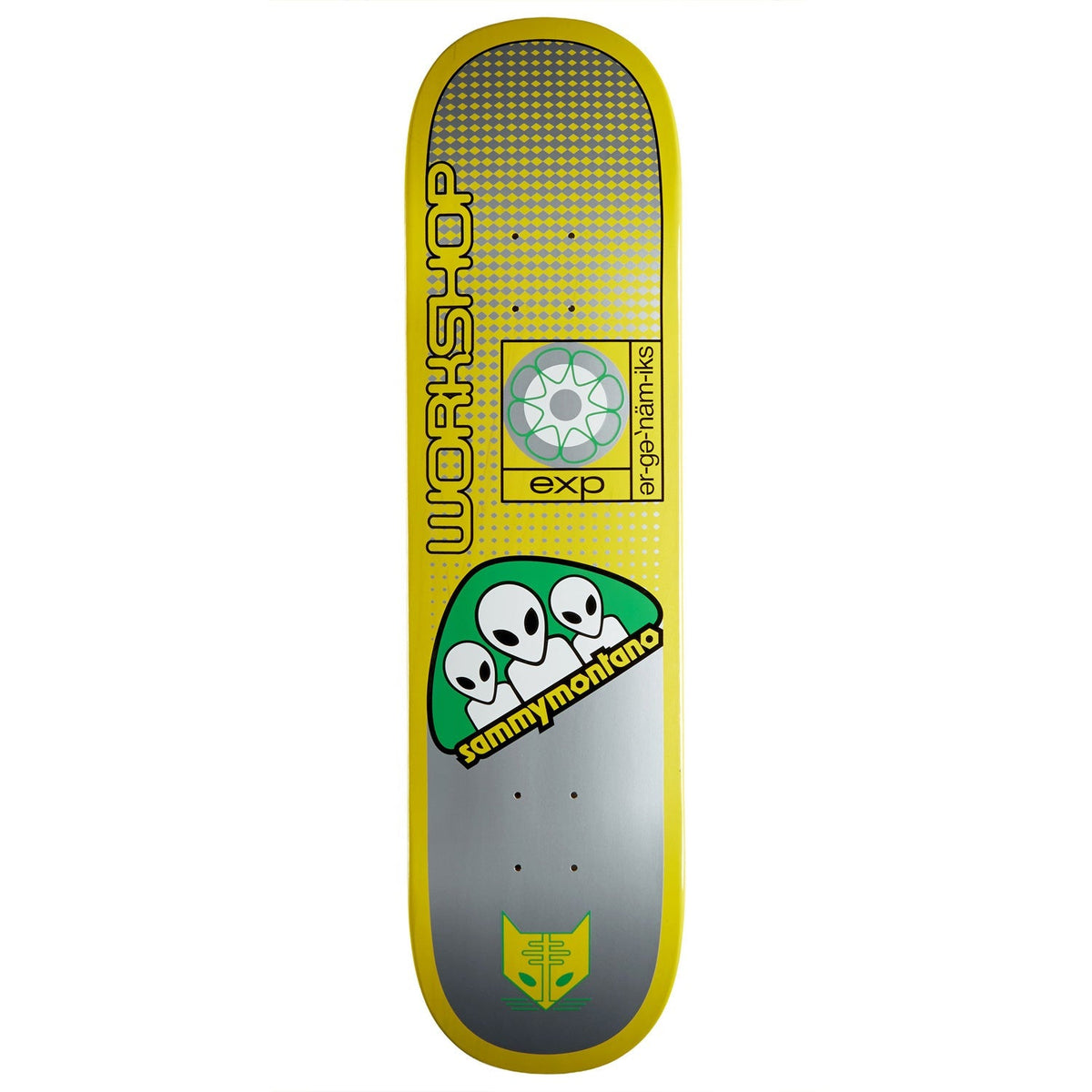Alien Workshop Sammy Egonomics EXP Skateboard Deck - Neon Yellow - 8.125"