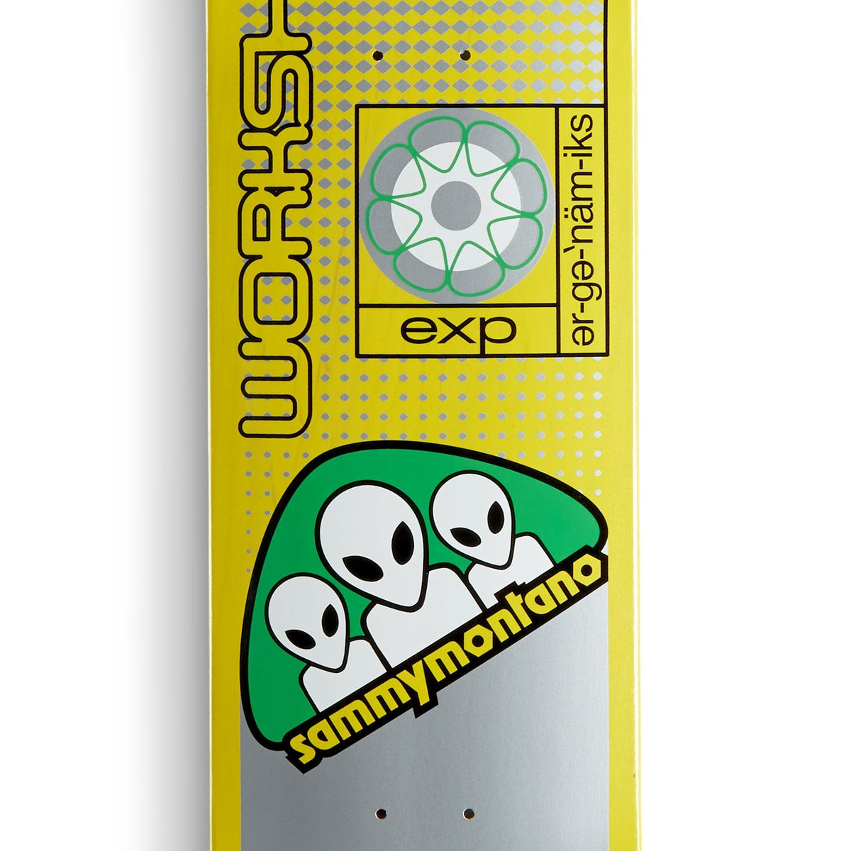 Alien Workshop Sammy Egonomics EXP Skateboard Deck - Neon Yellow - 8.125"