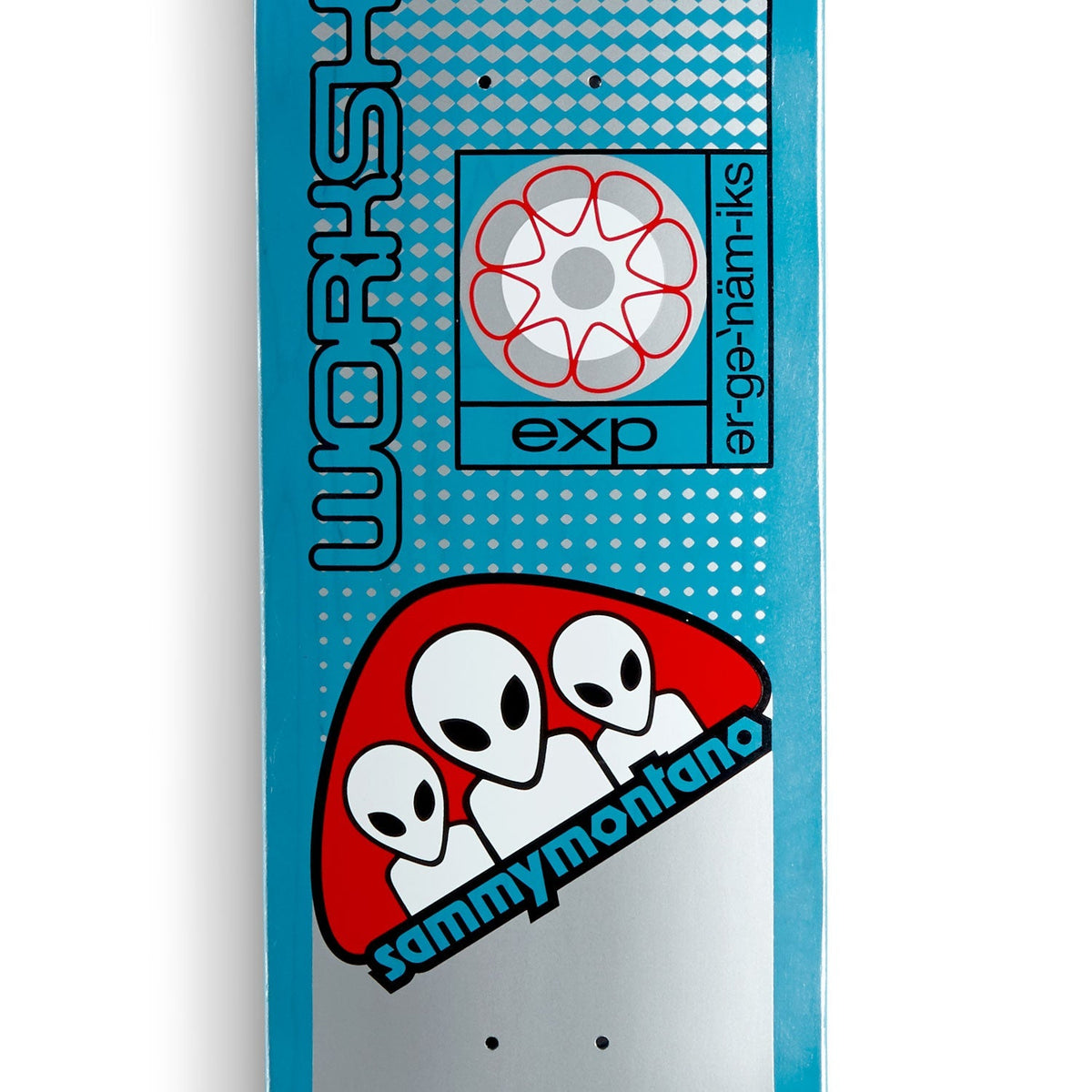 Alien Workshop Sammy Ergonomics EXP Skateboard Deck - Neon Blue - 8.50"
