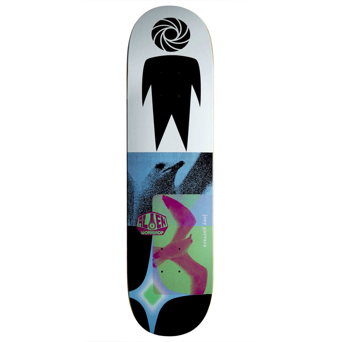Alien Workshop Joey Guevera Gull Cult Small Skateboard Deck - Black - 8.25"