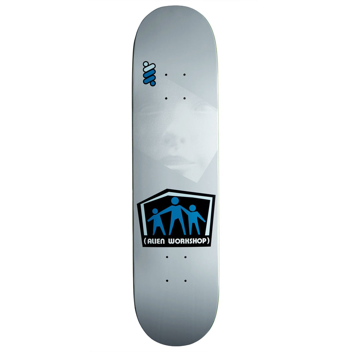 Alien Workshop Shelter Logo Skateboard Deck - Grey - 7.75"