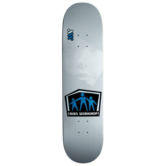 Alien Workshop Shelter Logo Skateboard Deck - Grey - 7.75"