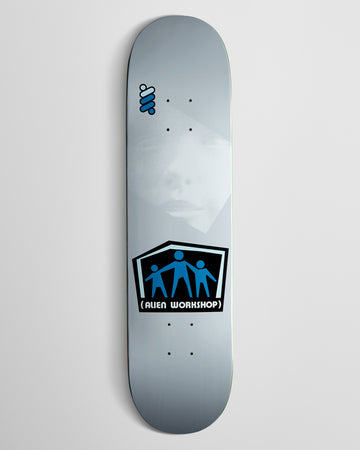 Alien Workshop Shelter Logo Skateboard Deck - Grey - 7.75