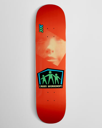 Alien Workshop Shelter Logo Skateboard Deck - Orange - 8.00