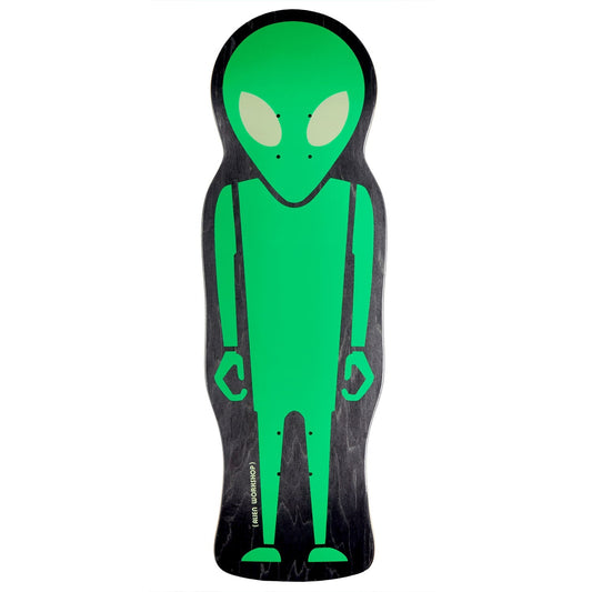 Alien Workshop Soldier Shaped Skateboard Deck - Green - 9.625"
