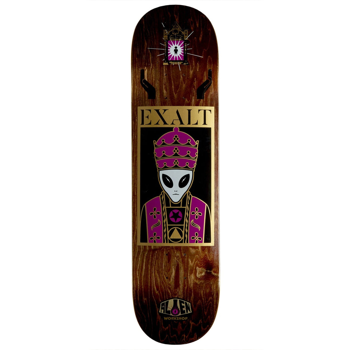 Alien Workshop Exalt High Priest 2 Skateboard Deck - Assorted Stains - 8.125"