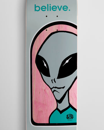 Alien Workshop Believe Full Skateboard Deck - Grey - 8.00