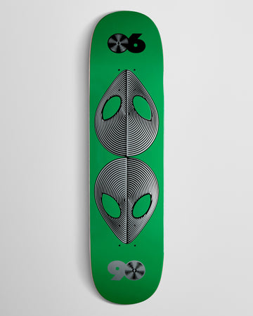 Alien Workshop Scanners Twin Tail Skateboard Deck - Green - 8.00