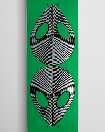 Alien Workshop Scanners Twin Tail Skateboard Deck - Green - 8.00