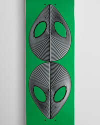Alien Workshop Scanners Twin Tail Skateboard Deck - Green - 8.00