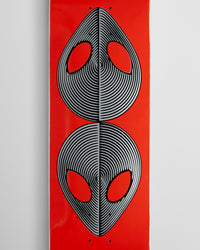 Alien Workshop Scanners Twin Tail Skateboard Deck - Red - 8.30