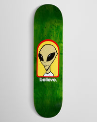 Alien Workshop Believe Skateboard Deck - Assorted Stains - 7.75