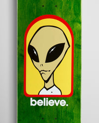 Alien Workshop Believe Skateboard Deck - Assorted Stains - 8.375