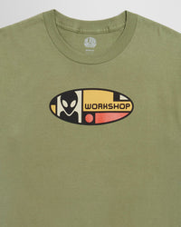 Alien Workshop Alien Oval T-Shirt - Green Clay