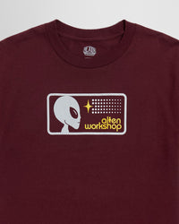 Alien Workshop Strobe Badge T-Shirt - Maroon