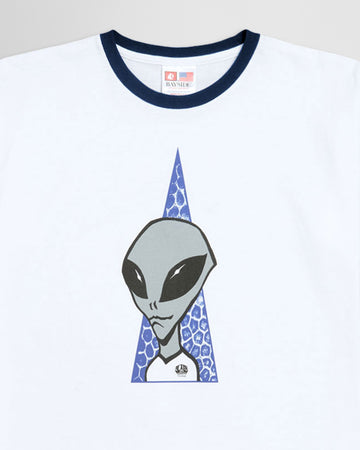 Alien Workshop Visitor Ringer T-Shirt - Natural/Navy