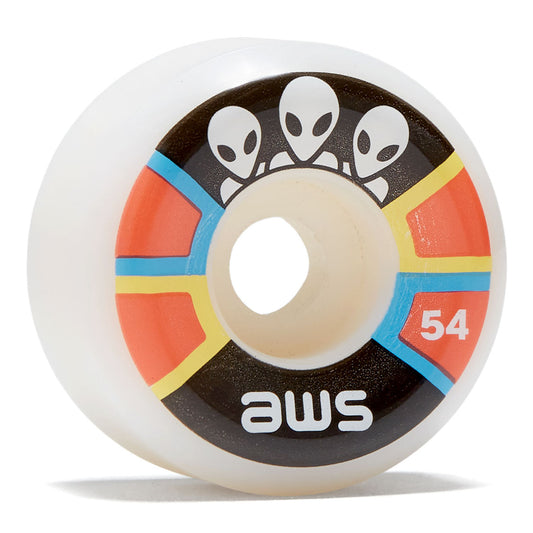 Alien Workshop Triad 97a Skateboard Wheels - White - 54mm