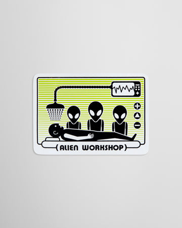 Alien Workshop Abduction Sticker - Green