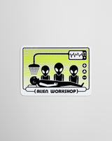 Alien Workshop Abduction Sticker - Green