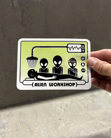 Alien Workshop Abduction Sticker - Green