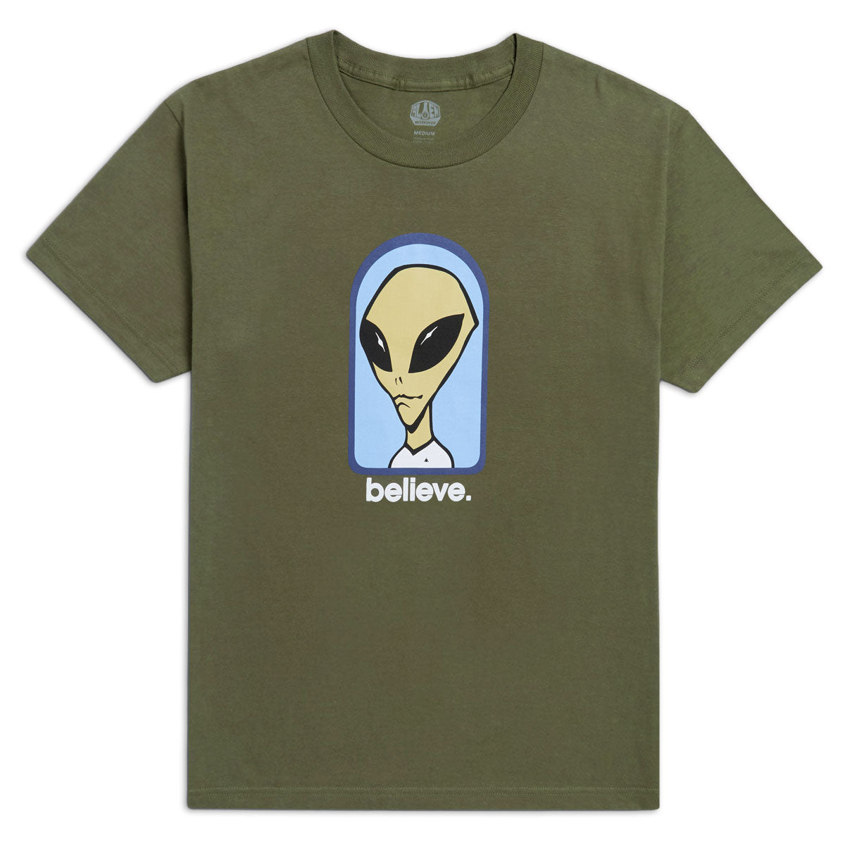 Alien Workshop Believe T-Shirt - Fatigue Green