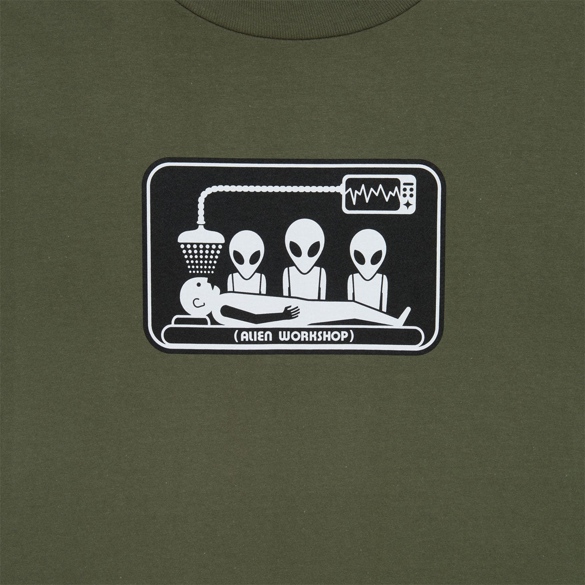 Alien Workshop Abduction T-Shirt - Fatigue Green