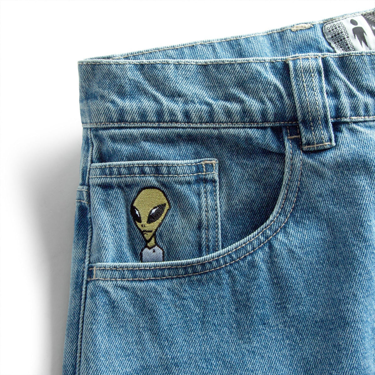 Alien Workshop OG Baggy Jeans - Stonewash Indigo