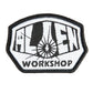 Alien Workshop OG Logo Patch - Black/White