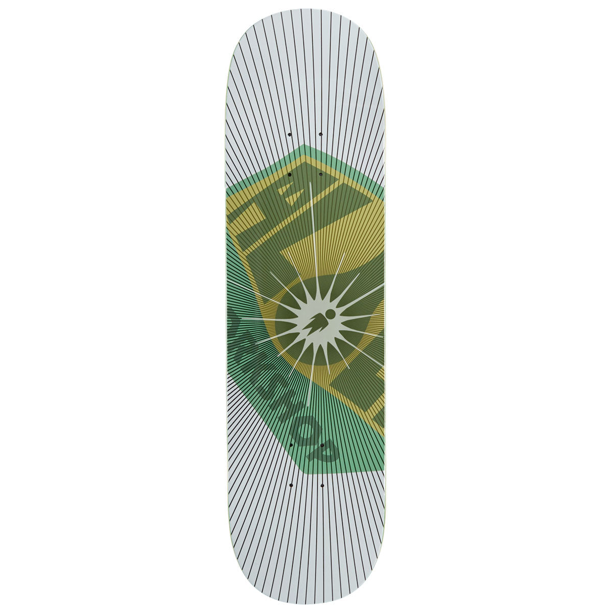 Alien Workshop OG Burst Skateboard Deck - White - 8.50"