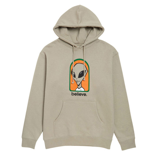 Alien Workshop Believe Hoodie - Cement Grey