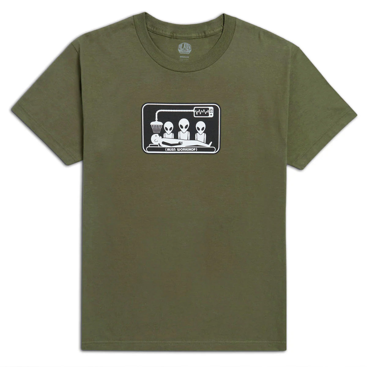 Alien Workshop Abduction T-Shirt - Fatigue Green