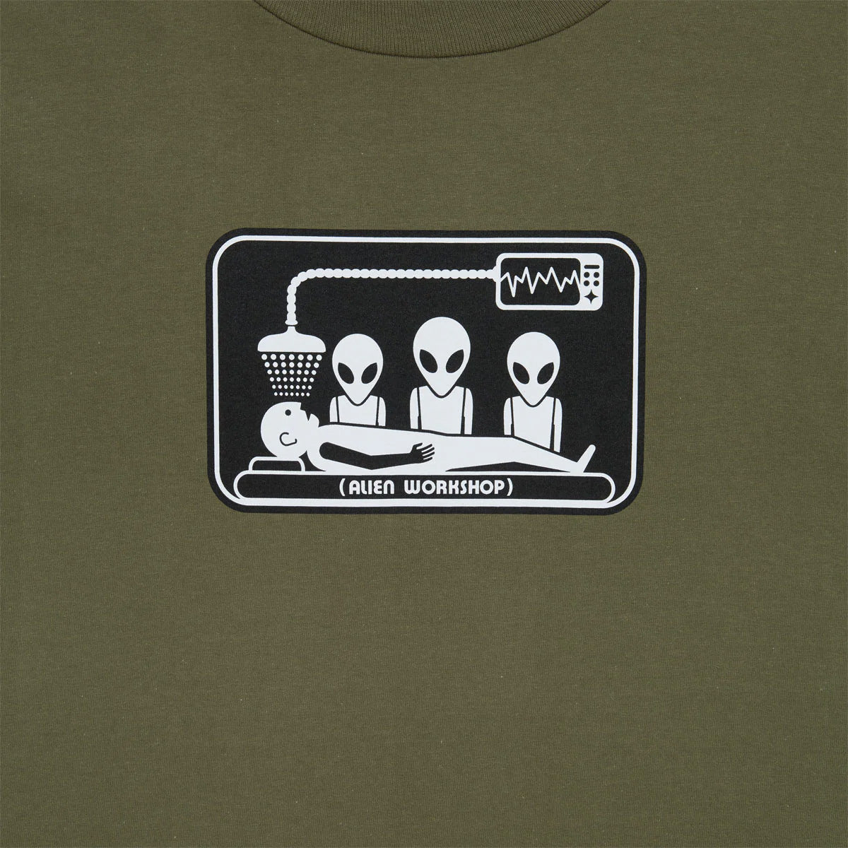 Alien Workshop Abduction T-Shirt - Fatigue Green