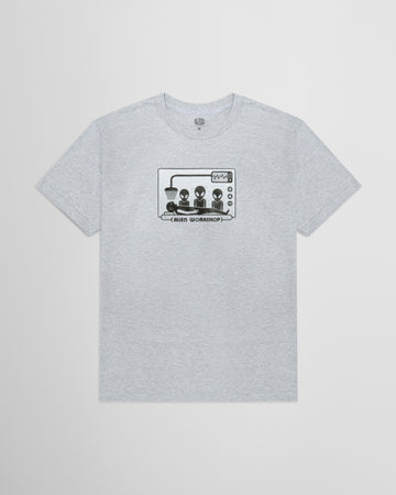Alien Workshop Abduction Rays T-Shirt - Steel