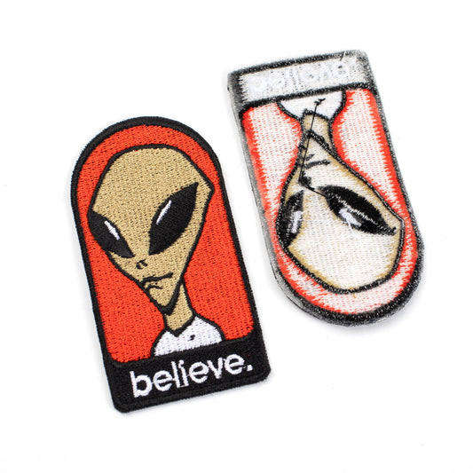 Believe Patch Red